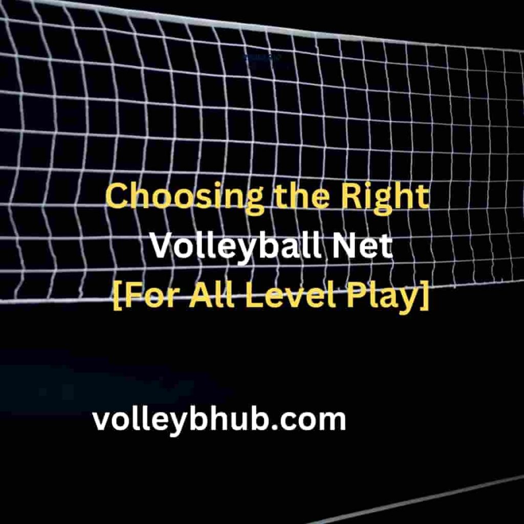 Choosing the Right Volleyball Net [For All Level Play]