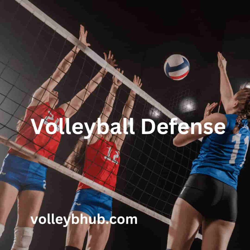 Volleyball Defense and attack