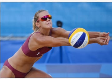 beach volleyball hot player